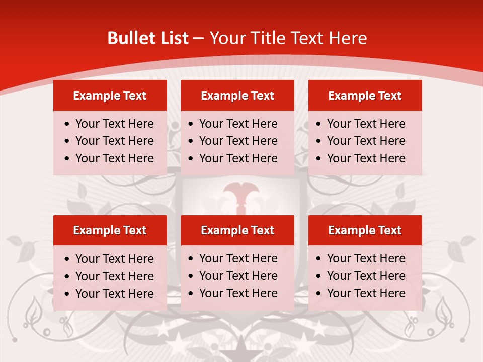 Marquee Heraldic Gold PowerPoint Template