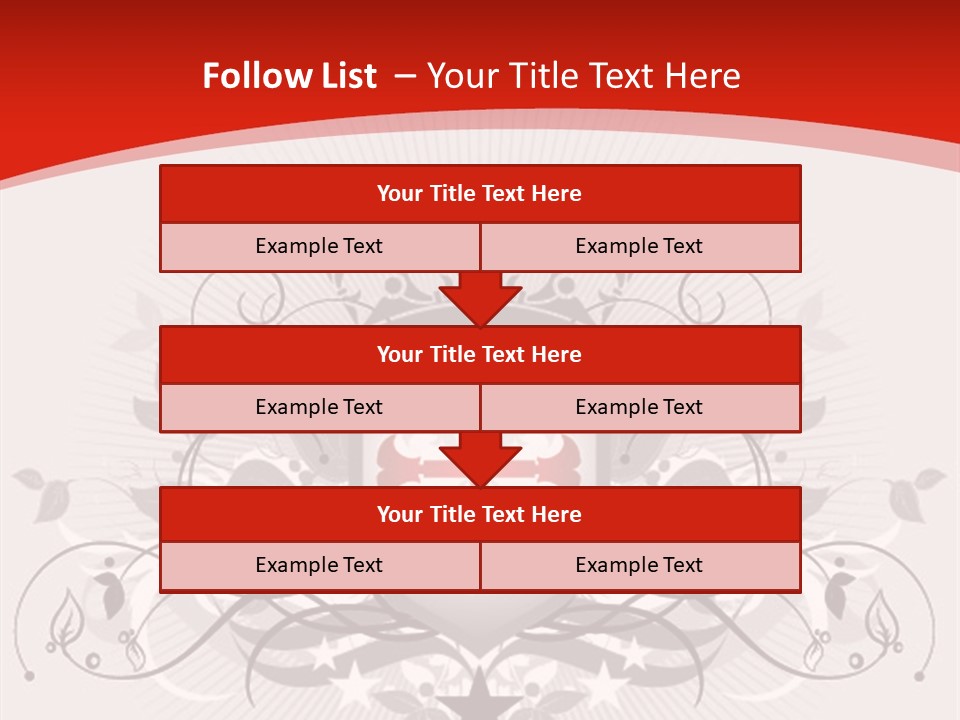 Marquee Heraldic Gold PowerPoint Template