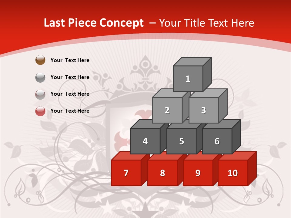 Marquee Heraldic Gold PowerPoint Template