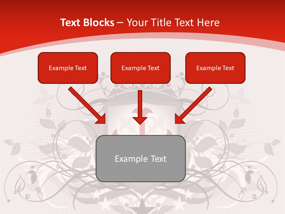 Marquee Heraldic Gold PowerPoint Template