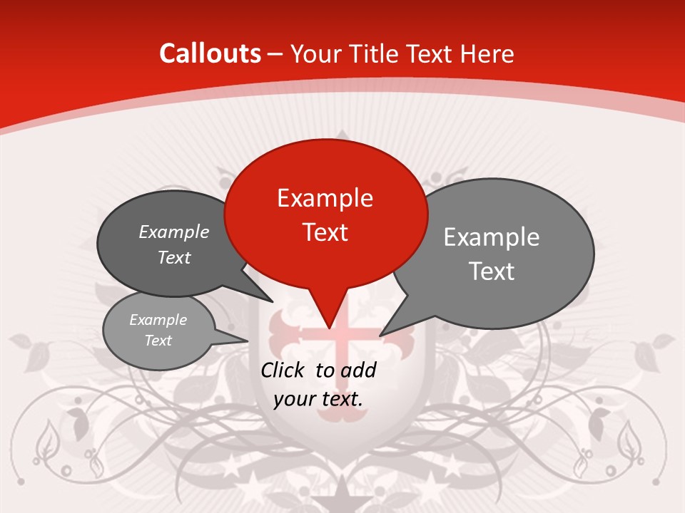 Marquee Heraldic Gold PowerPoint Template