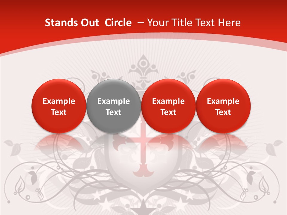 Marquee Heraldic Gold PowerPoint Template