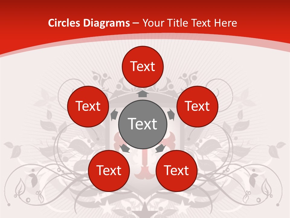 Marquee Heraldic Gold PowerPoint Template