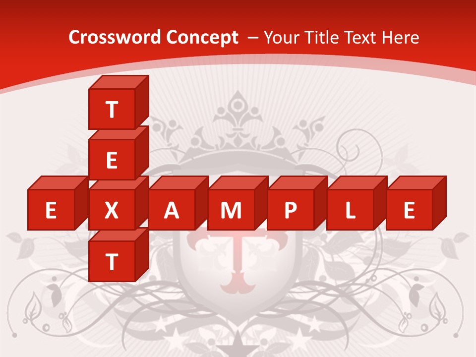 Marquee Heraldic Gold PowerPoint Template