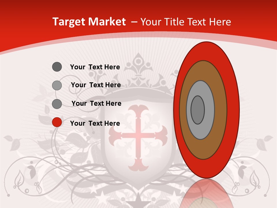 Marquee Heraldic Gold PowerPoint Template