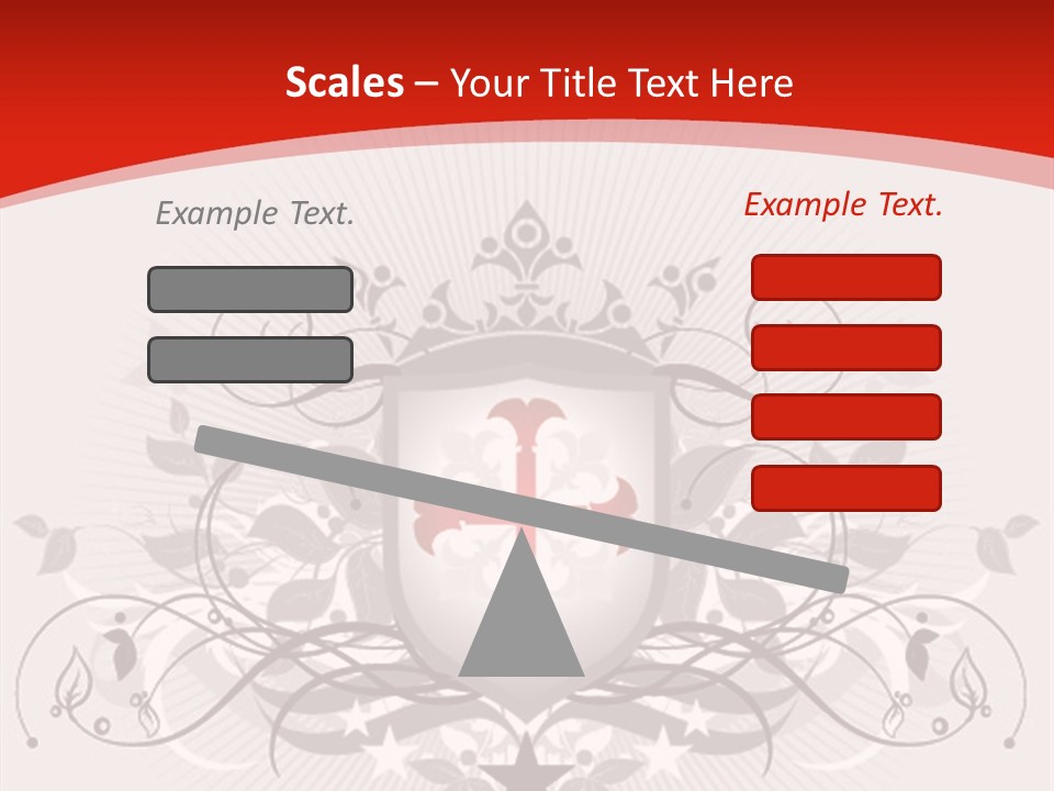 Marquee Heraldic Gold PowerPoint Template