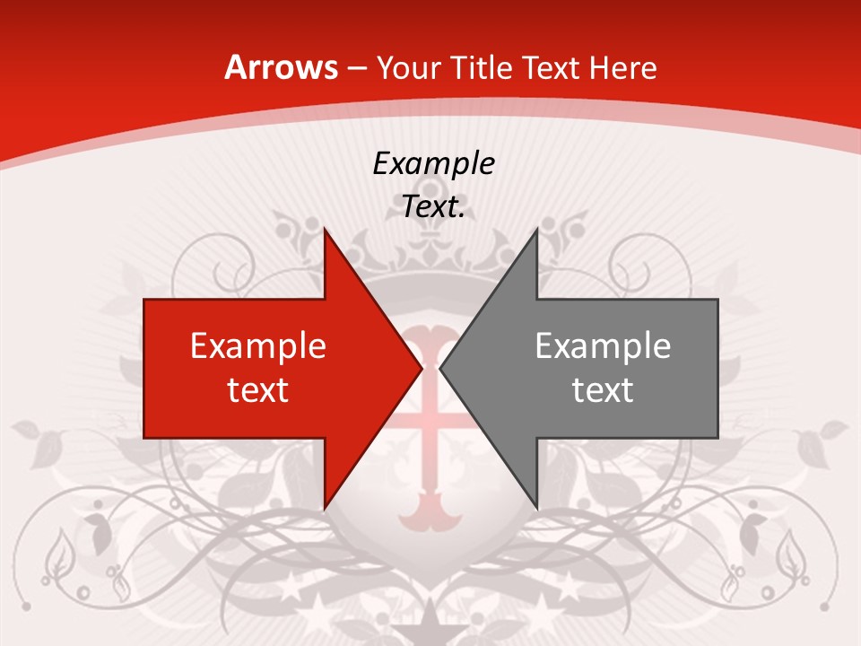 Marquee Heraldic Gold PowerPoint Template