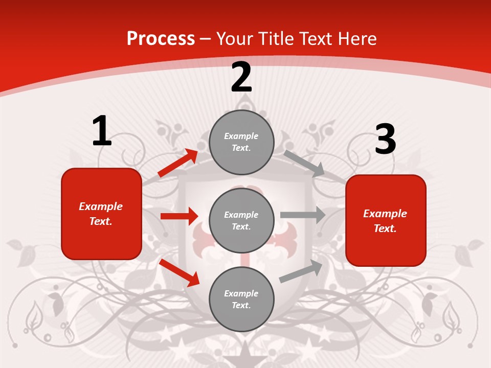 Marquee Heraldic Gold PowerPoint Template