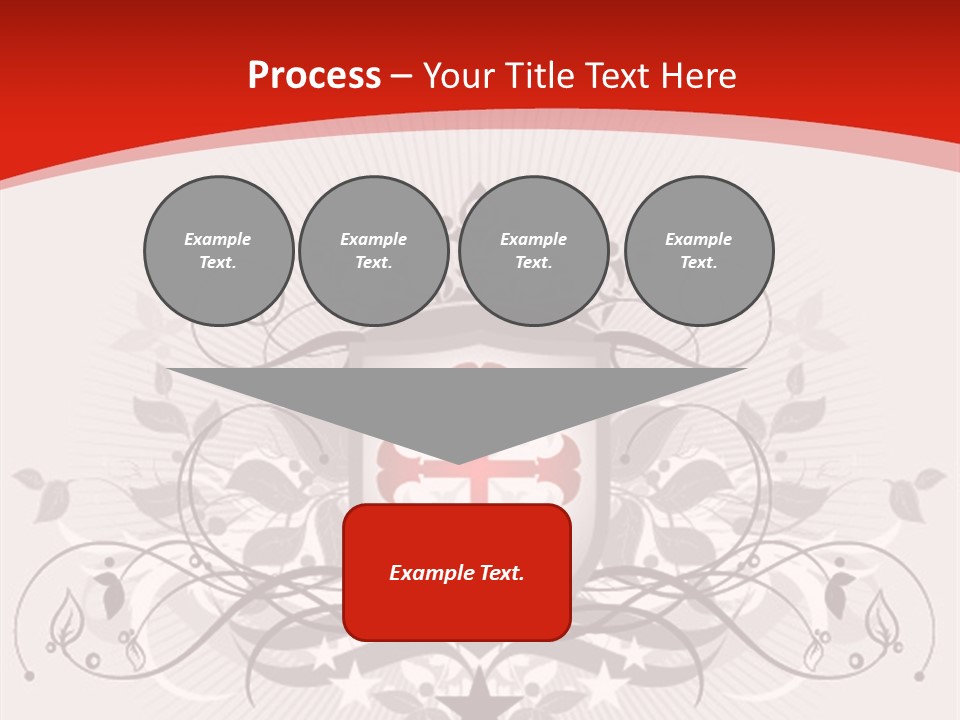 Marquee Heraldic Gold PowerPoint Template