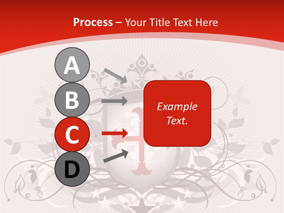 Marquee Heraldic Gold PowerPoint Template