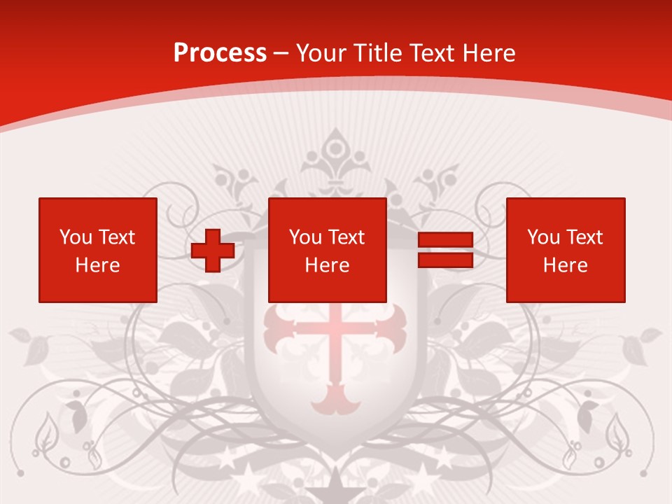 Marquee Heraldic Gold PowerPoint Template