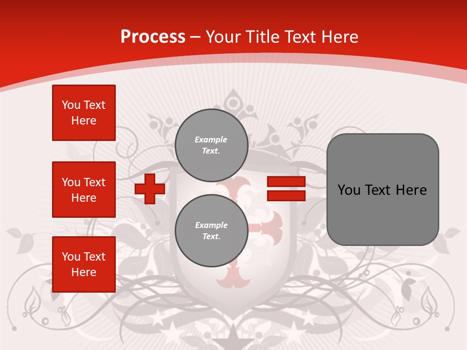 Marquee Heraldic Gold PowerPoint Template