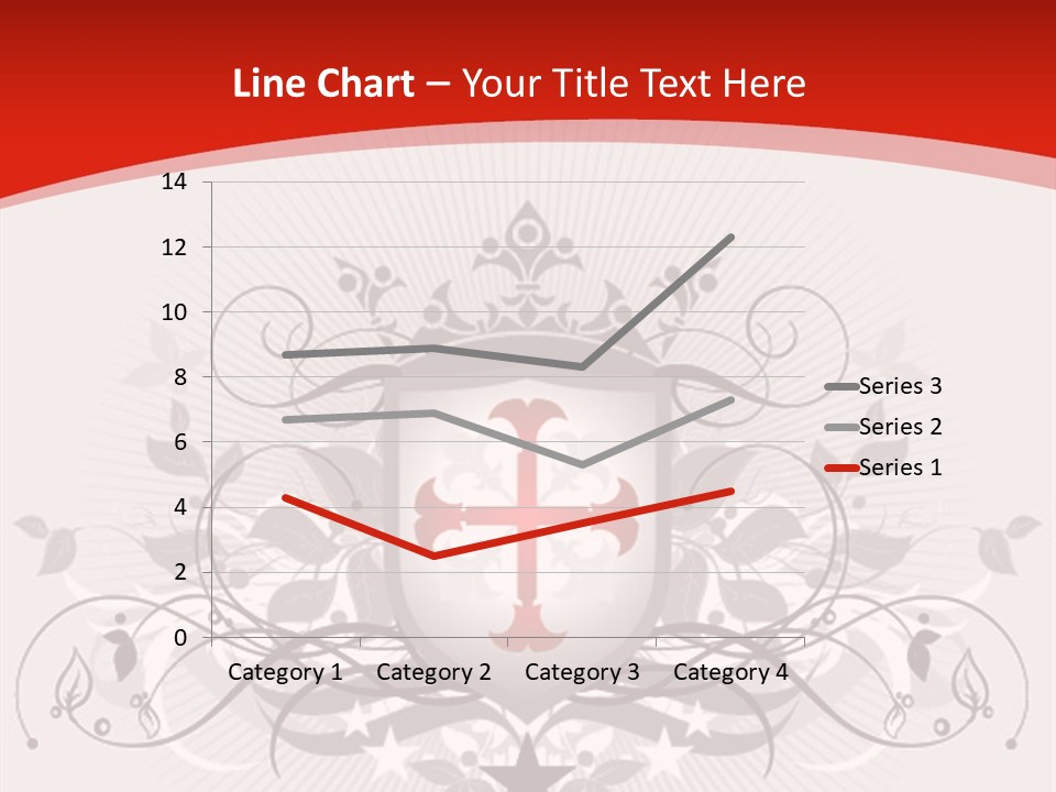 Marquee Heraldic Gold PowerPoint Template