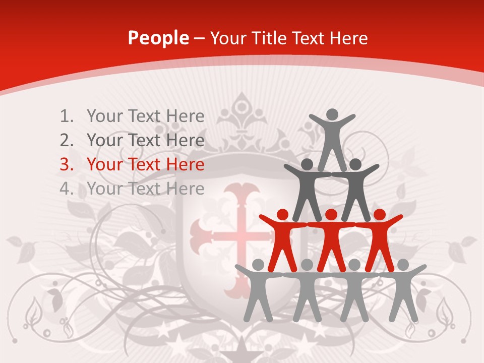 Marquee Heraldic Gold PowerPoint Template