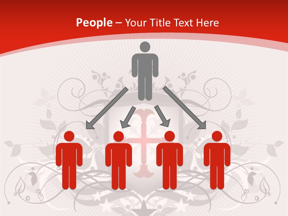 Marquee Heraldic Gold PowerPoint Template