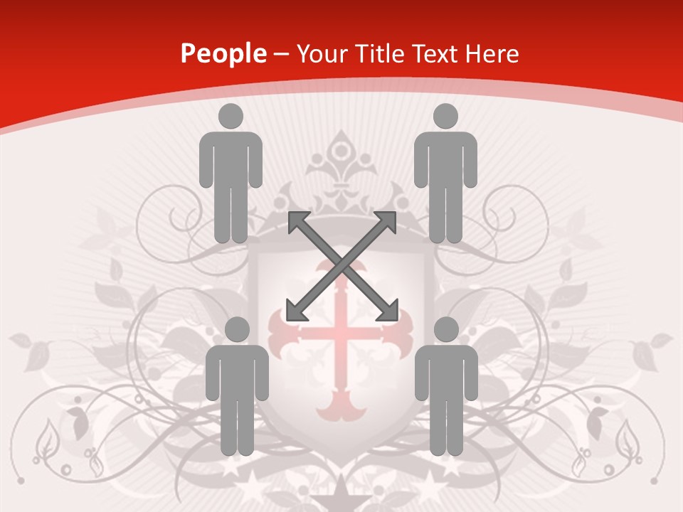 Marquee Heraldic Gold PowerPoint Template