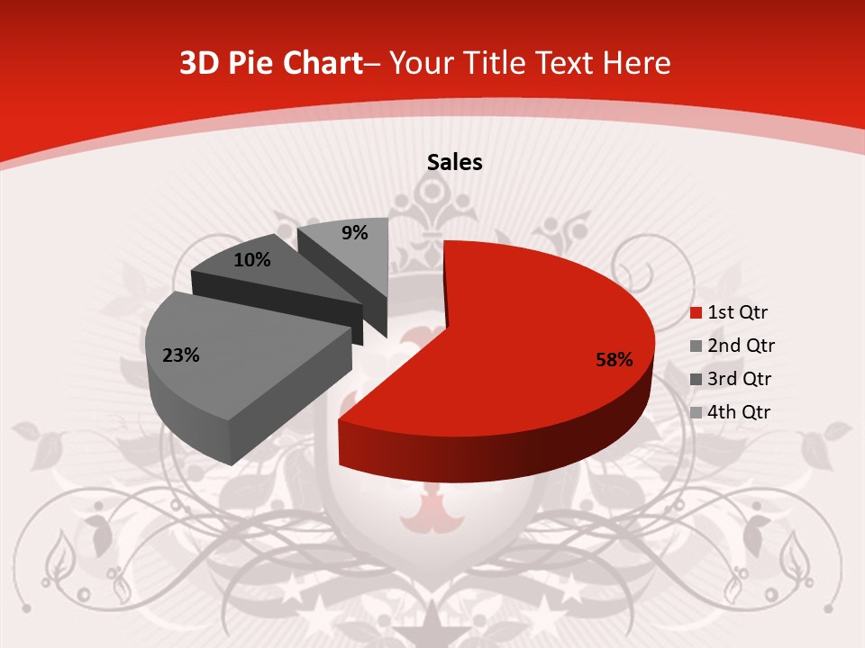 Marquee Heraldic Gold PowerPoint Template