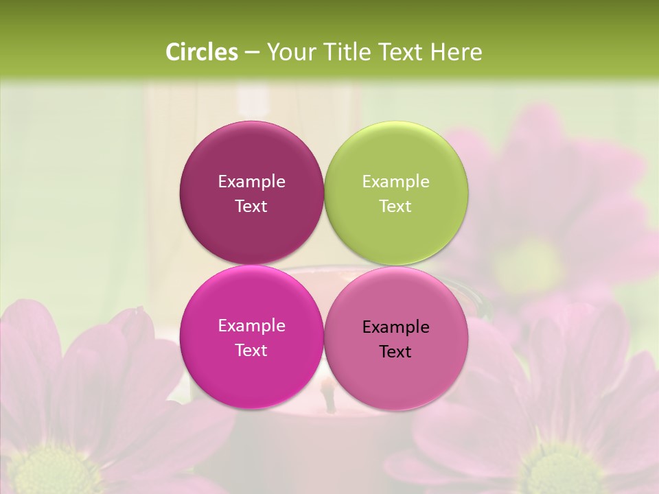 Wellbeing Candle Wellness PowerPoint Template