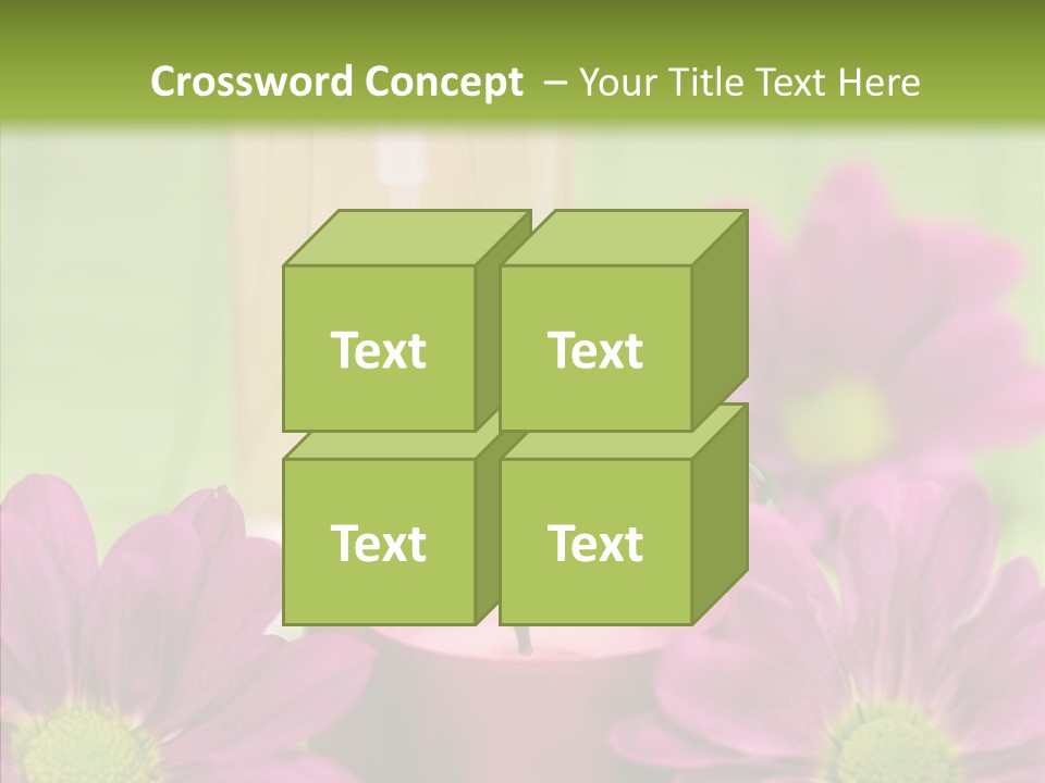 Wellbeing Candle Wellness PowerPoint Template