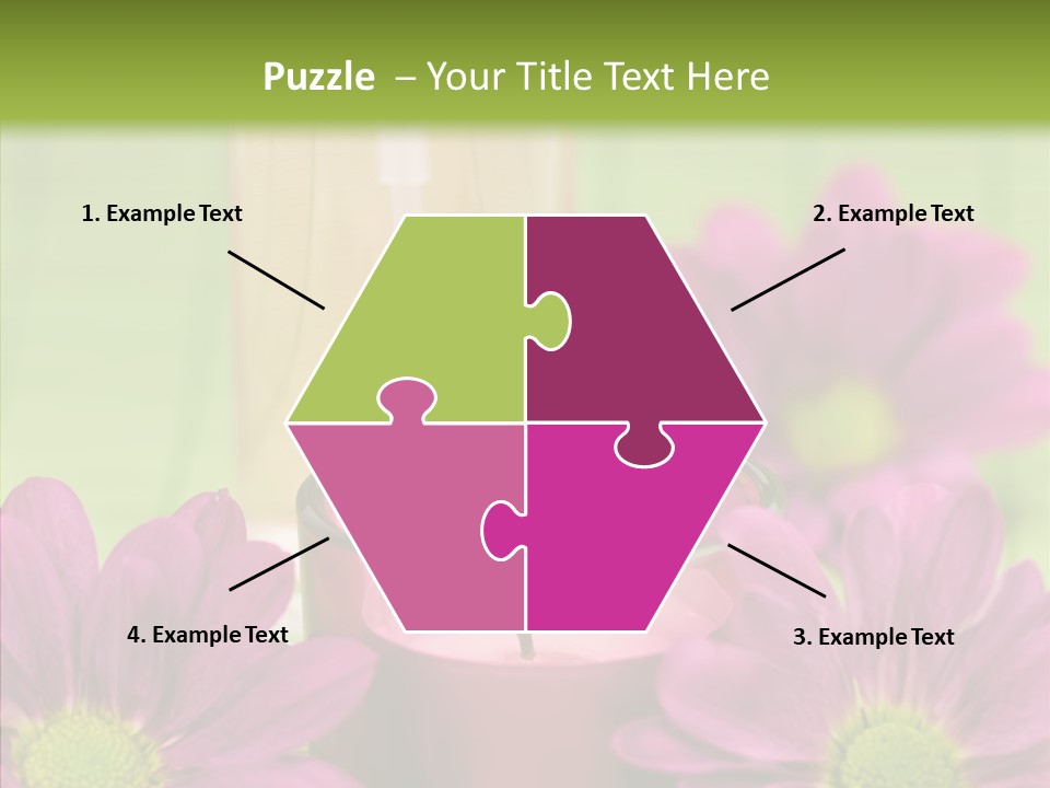 Wellbeing Candle Wellness PowerPoint Template