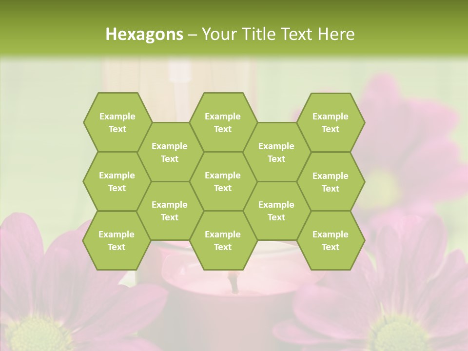 Wellbeing Candle Wellness PowerPoint Template