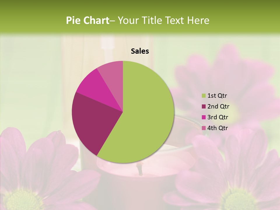 Wellbeing Candle Wellness PowerPoint Template