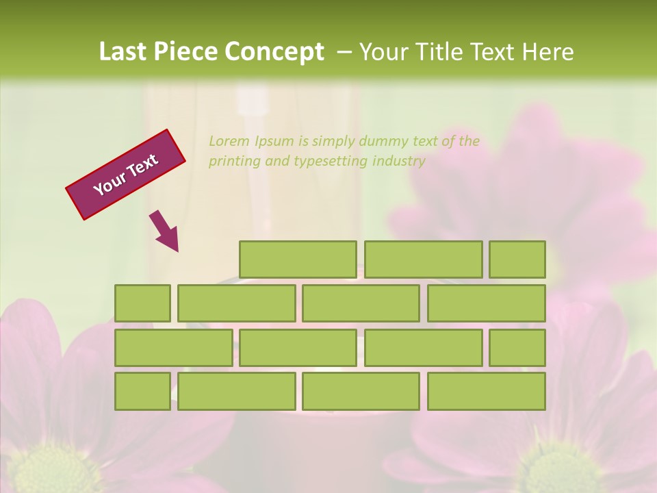 Wellbeing Candle Wellness PowerPoint Template