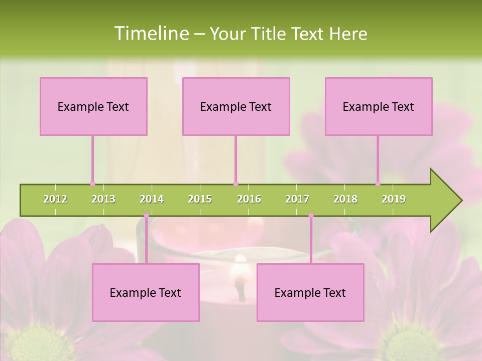 Wellbeing Candle Wellness PowerPoint Template
