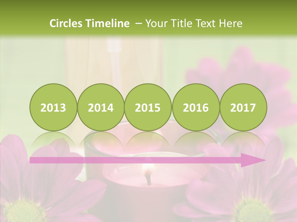 Wellbeing Candle Wellness PowerPoint Template