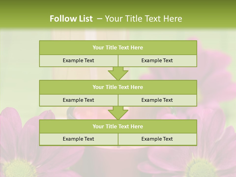Wellbeing Candle Wellness PowerPoint Template