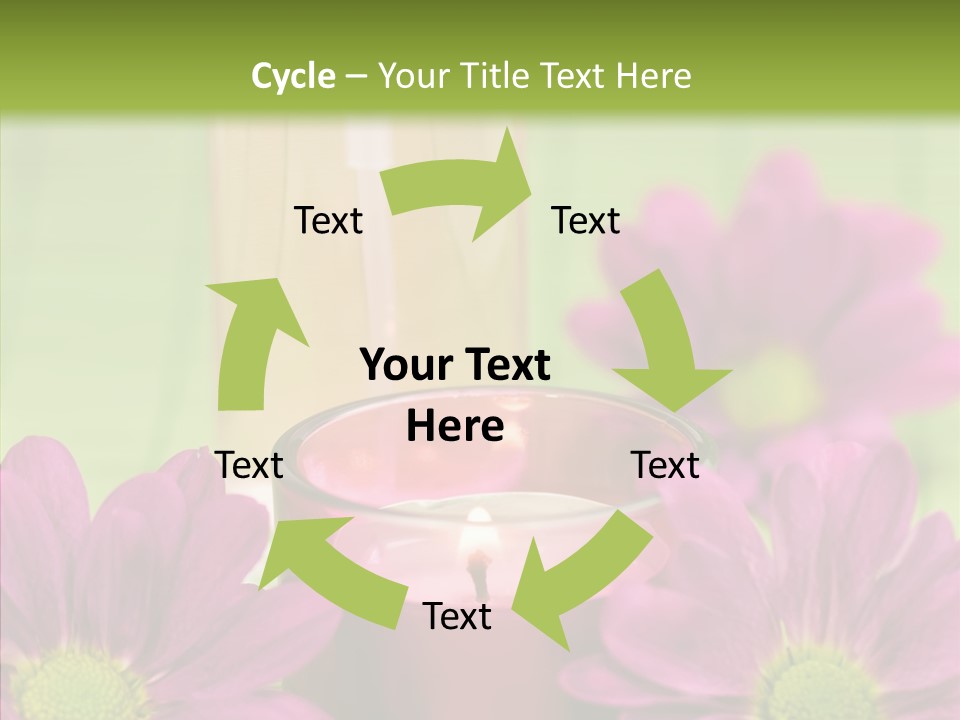 Wellbeing Candle Wellness PowerPoint Template