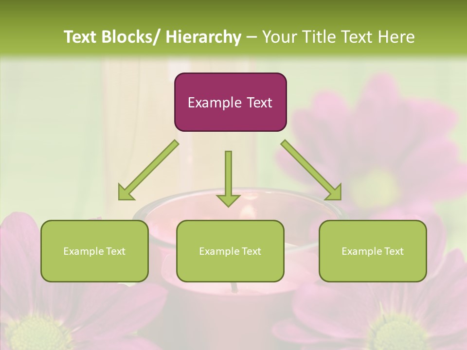 Wellbeing Candle Wellness PowerPoint Template