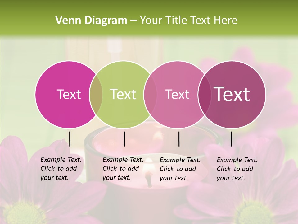 Wellbeing Candle Wellness PowerPoint Template