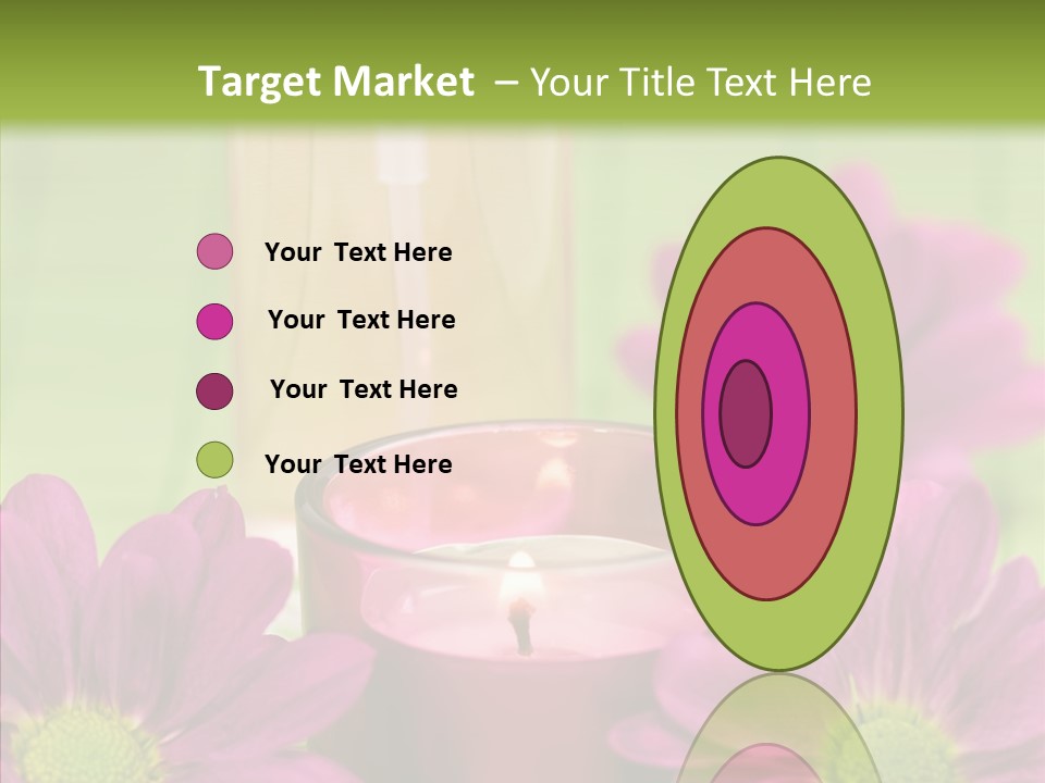 Wellbeing Candle Wellness PowerPoint Template