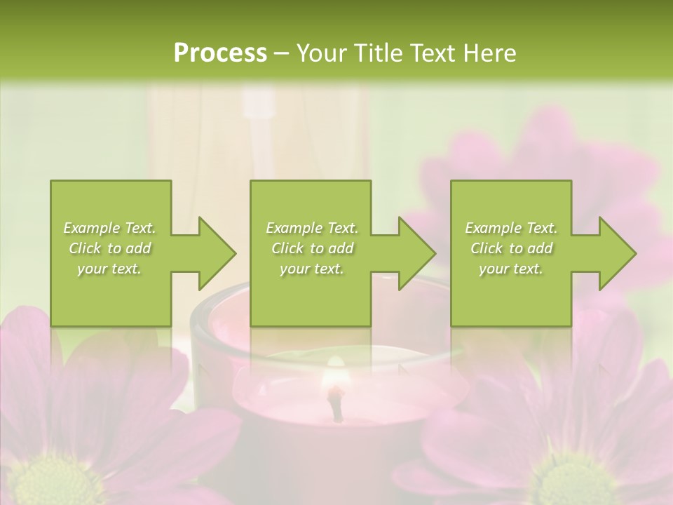 Wellbeing Candle Wellness PowerPoint Template