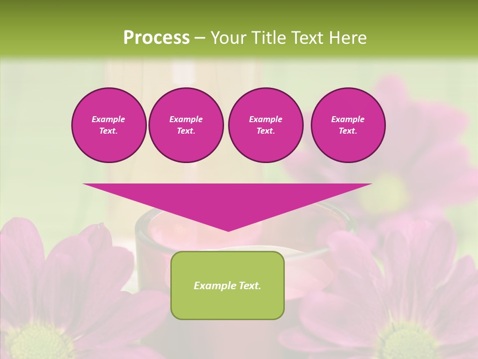 Wellbeing Candle Wellness PowerPoint Template