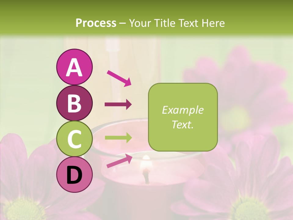 Wellbeing Candle Wellness PowerPoint Template