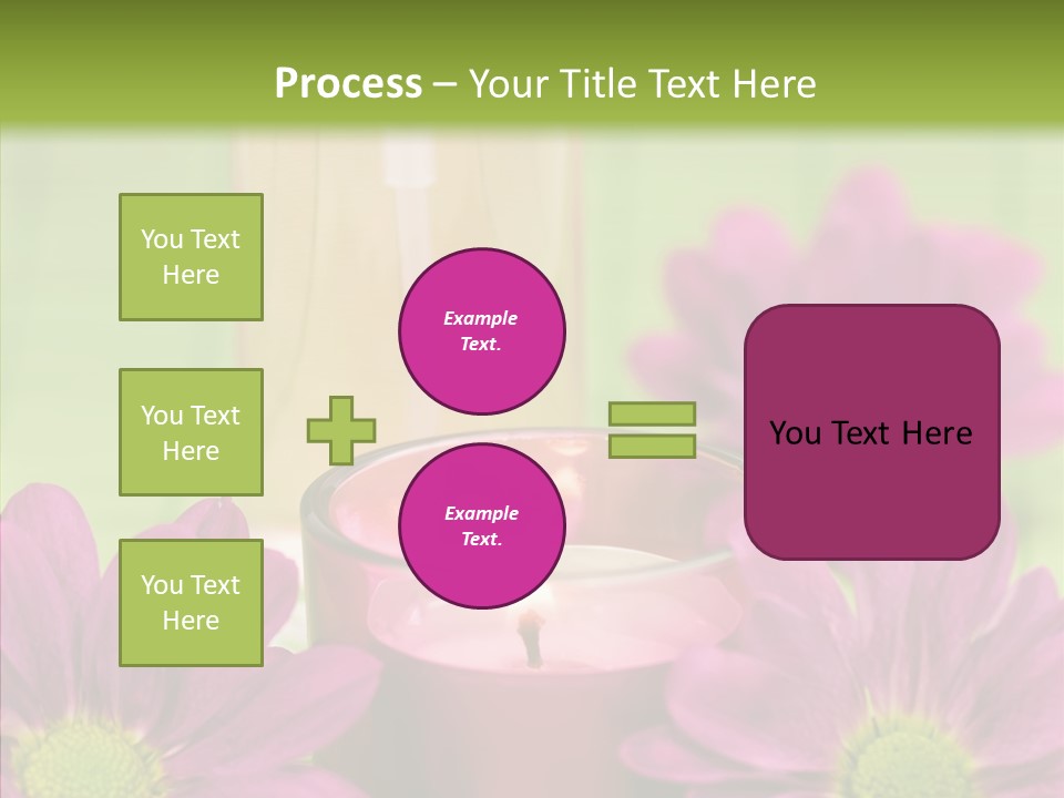 Wellbeing Candle Wellness PowerPoint Template