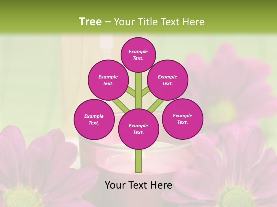 Wellbeing Candle Wellness PowerPoint Template