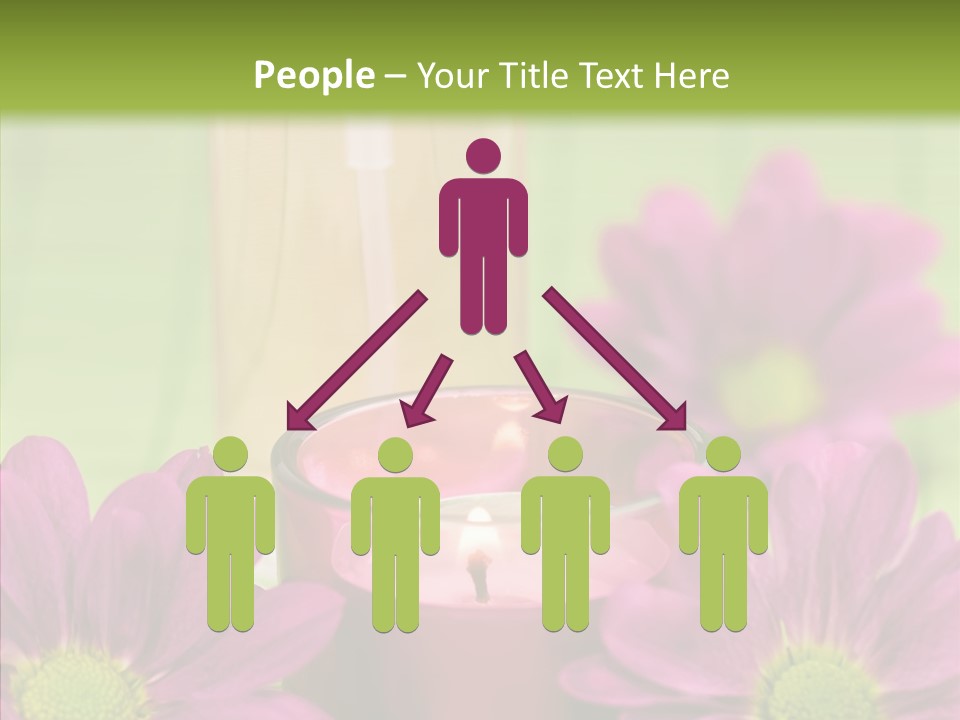 Wellbeing Candle Wellness PowerPoint Template