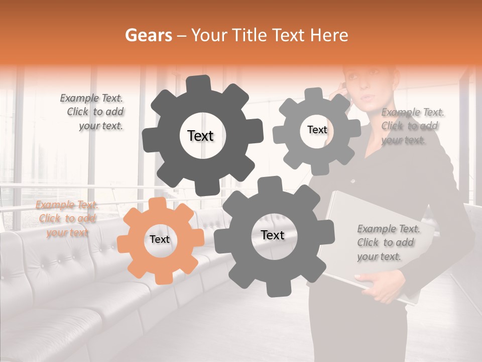 Boardroom Corporation Management PowerPoint Template