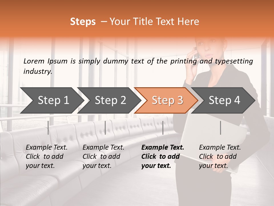 Boardroom Corporation Management PowerPoint Template