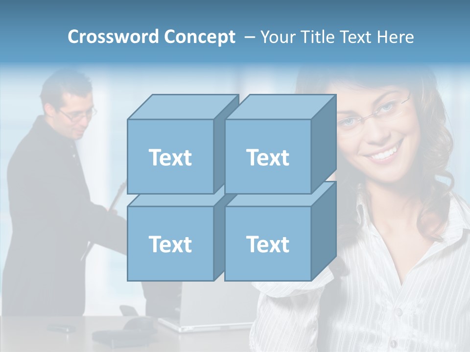 Table Bu Ine Team PowerPoint Template