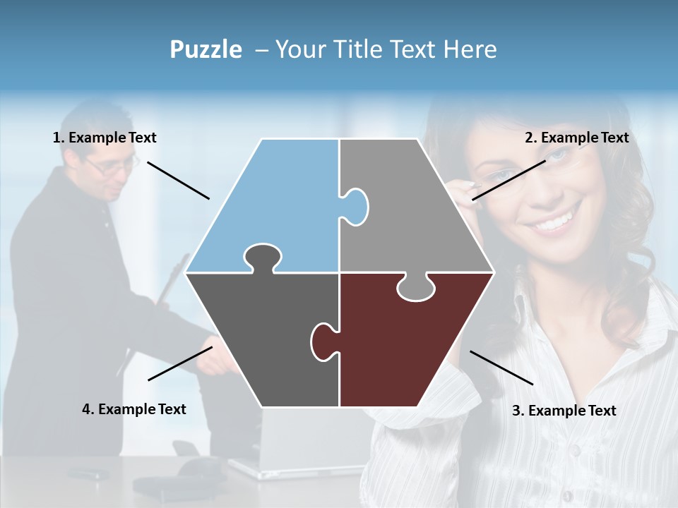Table Bu Ine Team PowerPoint Template