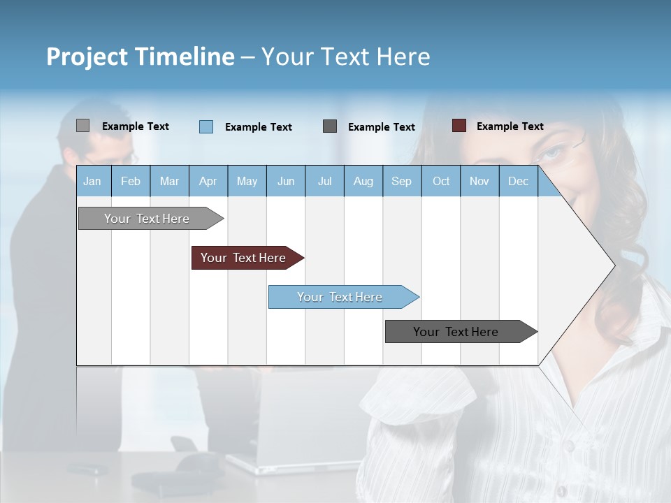 Table Bu Ine Team PowerPoint Template