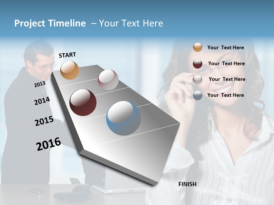 Table Bu Ine Team PowerPoint Template