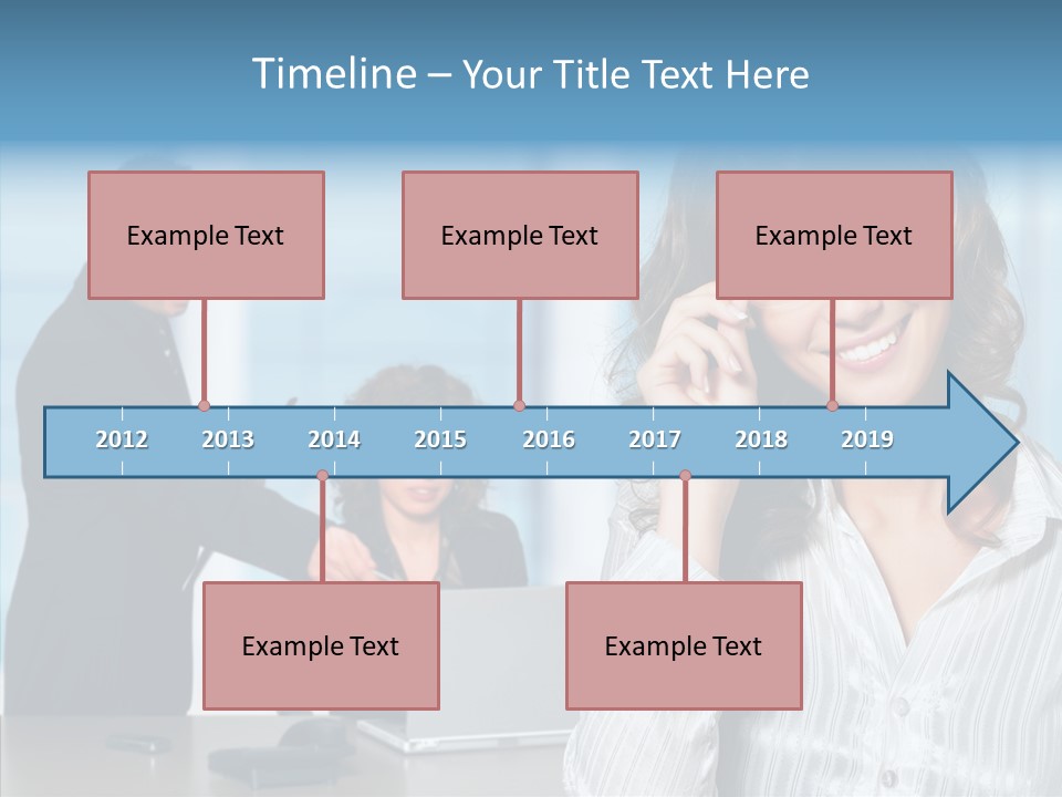 Table Bu Ine Team PowerPoint Template