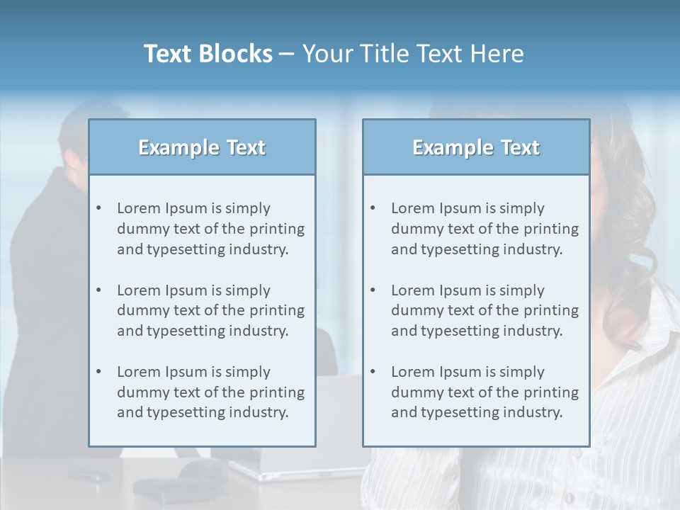 Table Bu Ine Team PowerPoint Template