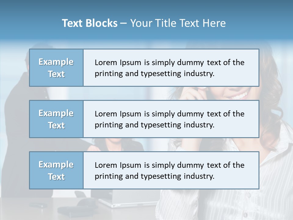 Table Bu Ine Team PowerPoint Template