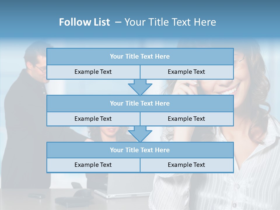 Table Bu Ine Team PowerPoint Template
